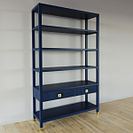 Стеллаж с двумя ящиками Elsa Dreams Blue варинант исполнения - 1 | Loft Concept в Рязани