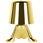 Настольная лампа фигурная цвета золото с гладким абажуром Высота 17 см Sophia варинант исполнения - 6 | Loft Concept в Рязани