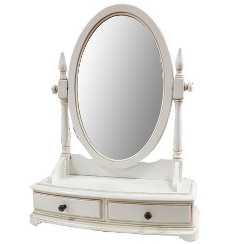 Овальное настольное зеркало из массива дерева Guirlande de Roses Mirror Зеркало ivory ( слоновая кость ) Овальное настольное зеркало из массива дерева Guirlande de Roses Mirror Зеркало ivory ( слоновая кость ) в Рязани | Loft Concept