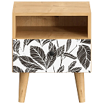 Прикроватная тумба с изображением на ящике Elise Nightstand варинант исполнения - 19 | Loft Concept в Рязани