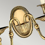 Бра с 2-мя бежевыми абажурами в классическом стиле Hinkley варинант исполнения - 5 | Loft Concept в Рязани