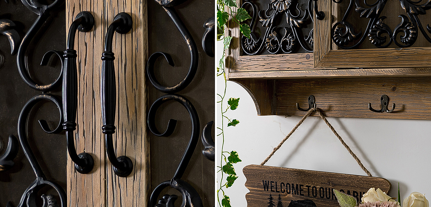 Полка Albert Provence Wood Shelf Полка Albert Provence Wood Shelf - Loft-Concept в Рязани