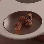 Журнальный столик фигурный со стеклянной столешницей Table Drop варинант исполнения - 6 | Loft Concept в Рязани