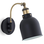 Бра с черным плафоном из металла Roomsy варинант исполнения - 1 | Loft Concept в Рязани