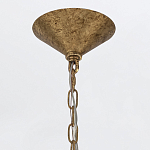 Люстра подвесная с круглыми дисками из серого фактурного стекла с белым матовым шаром внутри Quintiesse варинант исполнения - 4 | Loft Concept в Рязани