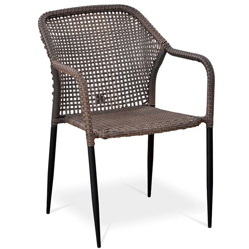 Стул Rottan stool beige Коричневый Черный Стул Rottan stool beige Коричневый Черный в Рязани | Loft Concept