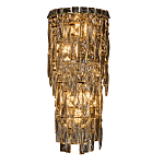 Бра с каскадом из прозрачного хрусталя и корпусом золотого цвета Constant Sparks варинант исполнения - 7 | Loft Concept в Рязани