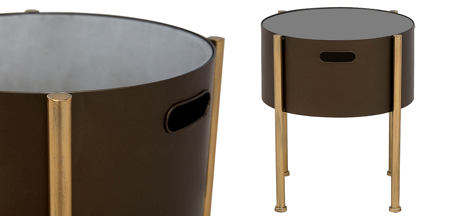 Приставной стол Barnaby Round Side Table Приставной стол Barnaby Round Side Table - Loft-Concept в Рязани