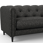 Мебельная ткань Шенилл темно-серый цвет 138 см T4-40 варинант исполнения - 4 | Loft Concept в Рязани