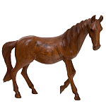 Статуэтка из дерева суар дикая лошадь Wild Horses варинант исполнения - 3 | Loft Concept в Рязани