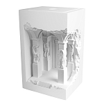 Встраиваемый в стену гипсовый светильник под покраску с колоннами и арками в античном стиле Antiquity Athena варинант исполнения - 2 | Loft Concept в Рязани