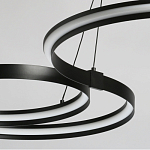 Люстра подвесная светодиодная в виде волнообразной ленты Ribbon Vortex варинант исполнения - 11 | Loft Concept в Рязани