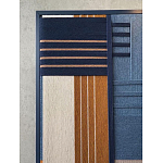 Панно из шнура Синяя геометрическая абстракция wall panel line Blue варинант исполнения - 3 | Loft Concept в Рязани