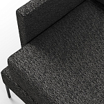 Мебельная ткань Шенилл темно-серый цвет 138 см T4-40 варинант исполнения - 3 | Loft Concept в Рязани