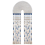 Настенное украшение из нитей Корона с кисточками Crown Wall Hanging варинант исполнения - 4 | Loft Concept в Рязани