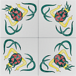 Плитка дизайнерская Драконий фрукт варинант исполнения - 1 | Loft Concept в Рязани