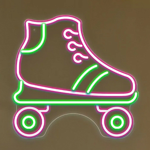 Неоновая настенная лампа Rollers Neon Wall Lamp