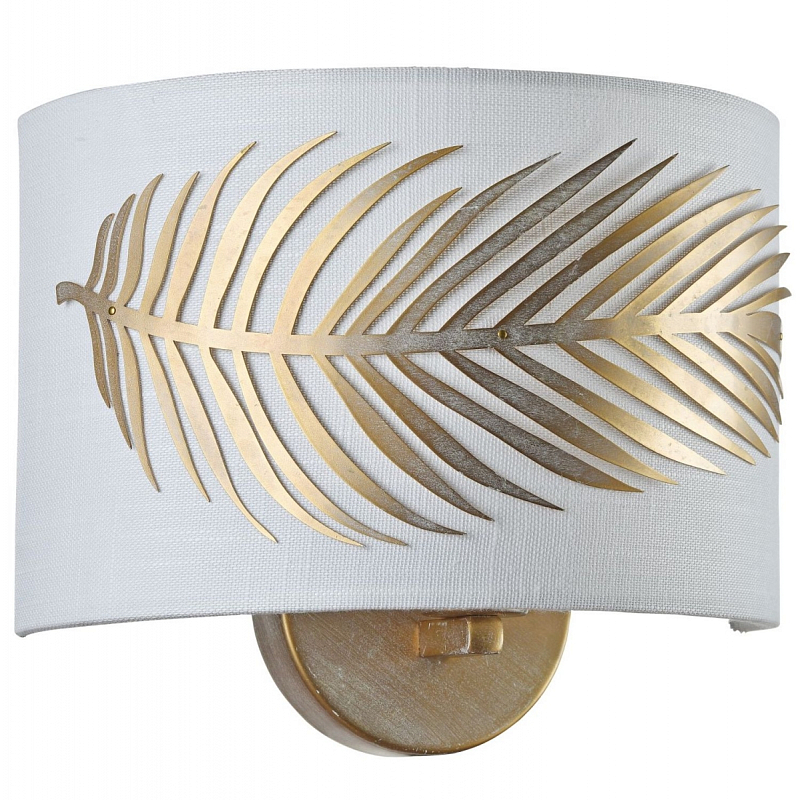 Бра Golden Feather Sconces Золотой Белый Бра Golden Feather Sconces Золотой Белый в Рязани | Loft Concept