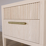 Прикроватная Тумбочка Primo с двумя ящиками Светлый дуб варинант исполнения - 4 | Loft Concept в Рязани