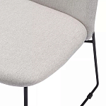 Стул мягкий светло-серый Chair Gray Runners варинант исполнения - 7 | Loft Concept в Рязани