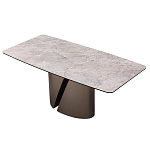 Стол обеденный керамический серый Servorios варинант исполнения - 3 | Loft Concept в Рязани