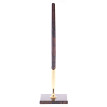 Ручка шариковая на подставке из натурального камня Обсидиан Stone Pens варинант исполнения - 1 | Loft Concept в Рязани