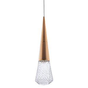 Подвесной светильник капля Acrylic Droplet Gold Hanging Lamp