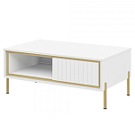 Стол журнальный белый глянцевый Antique Order варинант исполнения - 1 | Loft Concept в Рязани