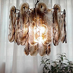 Люстра из круглых стеклянных элементов Vienna варинант исполнения - 6 | Loft Concept в Рязани