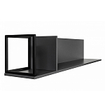 Полка навесная открытая цвета графит Strict Lines  варинант исполнения - 6 | Loft Concept в Рязани