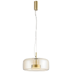 Подвесной светильник Blanton Amber Glass Hanging Lamp 38 варинант исполнения - 2 | Loft Concept в Рязани