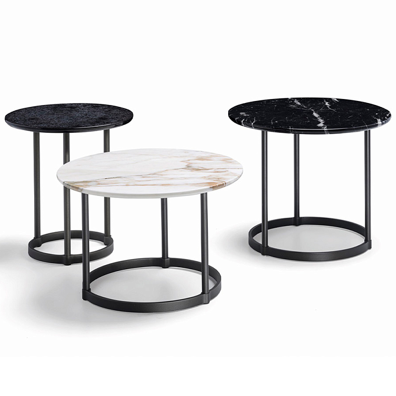 Кофейный стол REGENT Coffee Table Черный Серый Кофейный стол REGENT Coffee Table Черный Серый в Рязани | Loft Concept