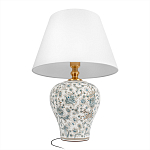 Настольная лампа с цветочной росписью Lamp Flower Painting варинант исполнения - 3 | Loft Concept в Рязани