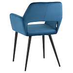 Стул с подлокотниками синий NEASAN STOOL варинант исполнения - 5 | Loft Concept в Рязани