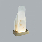 Настольная лампа с белыми вертикальными элементами Alabaster Totem   варинант исполнения - 6 | Loft Concept в Рязани