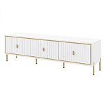 ТВ-тумба белая с тремя ящиками Antique Order варинант исполнения - 1 | Loft Concept в Рязани