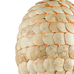 Подвесной светильник с каскадом из круглых декоративных элементов Texture Discs варинант исполнения - 1 | Loft Concept в Рязани