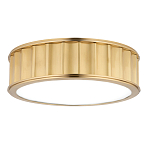Потолочный светильник с гофрированным абажуром цвета латунь Millennium варинант исполнения - 2 | Loft Concept в Рязани