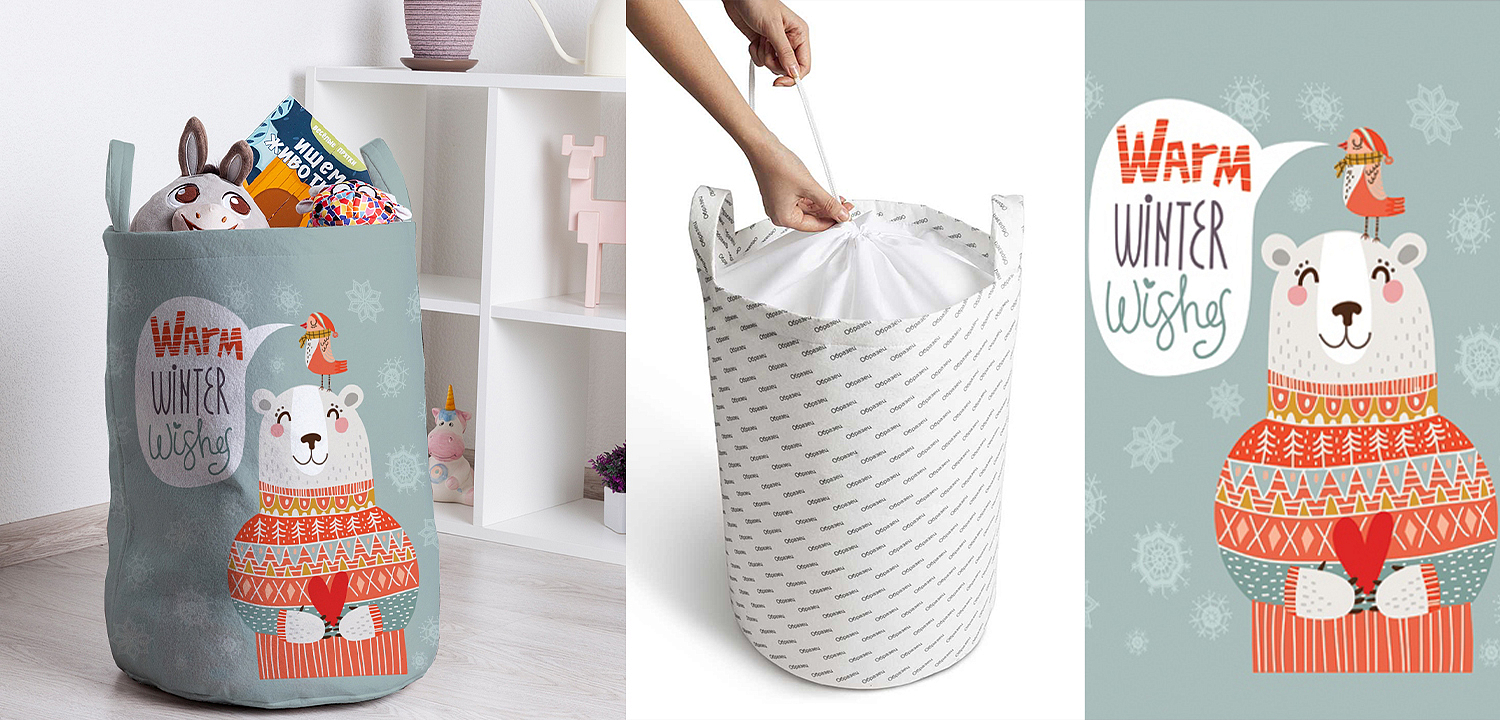 Корзина Warm winter wishes Basket Корзина Warm winter wishes Basket - Loft-Concept в Рязани