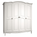 Шкаф белый из массива бука в стиле прованс White Provence варинант исполнения - 1 | Loft Concept в Рязани