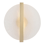 Бра с белым матовым стеклянным плафоном круглой формы Soft Glow Harmony варинант исполнения - 2 | Loft Concept в Рязани