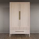 Шкаф платяной Primo с выдвижными ящиками шпон Черный дуб варинант исполнения - 2 | Loft Concept в Рязани