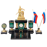 Настольный письменный набор из малахита и долерита Leader Organizer варинант исполнения - 1 | Loft Concept в Рязани