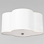 Потолочный светильник с белым волнистым плафоном из ткани Vitorino варинант исполнения - 1 | Loft Concept в Рязани