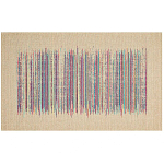 Ковер с геометрическим узором из комбинированного состава Full rhythm варинант исполнения - 1 | Loft Concept в Рязани