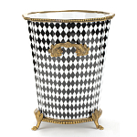 Фарфоровое кашпо Black and white square варинант исполнения - 3 | Loft Concept в Рязани