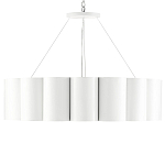 Люстра круглая фактурная в сочетании белого и золотого цвета Wide Stripes of Ribbon варинант исполнения - 2 | Loft Concept в Рязани