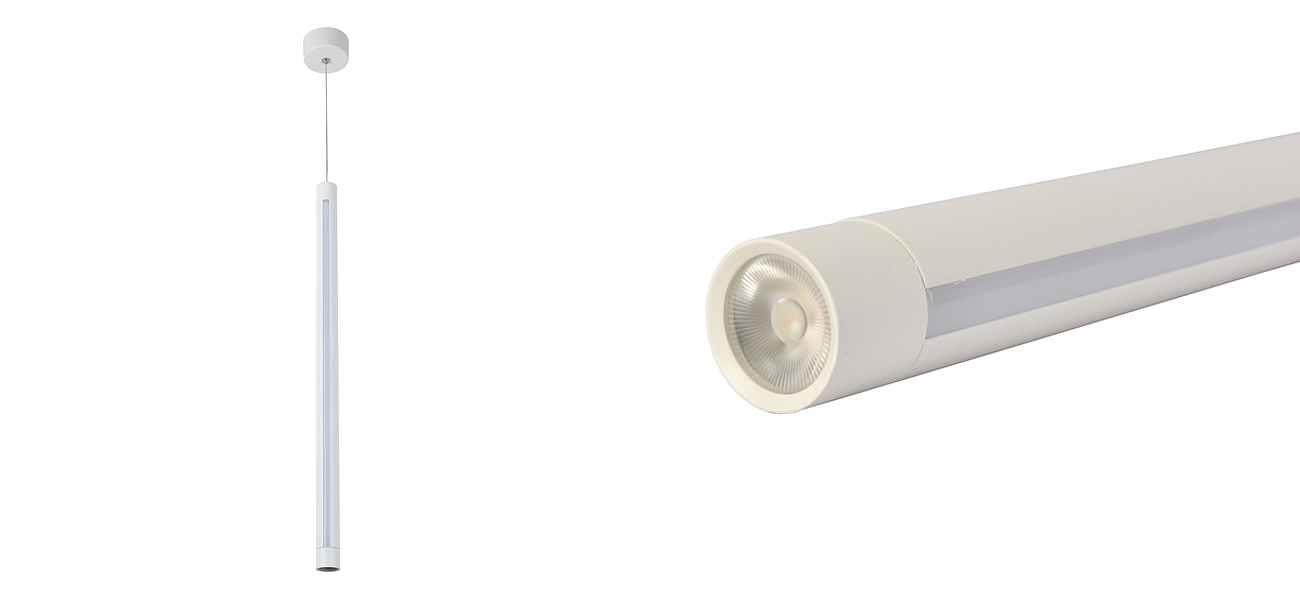 Белый подвесной светильник TRUMPET TUBE Белый подвесной светильник TRUMPET TUBE - Loft-Concept в Рязани