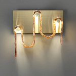 Бра волнистой формы из фактурного стекла Big Wave варинант исполнения - 7 | Loft Concept в Рязани