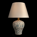 Настольная лампа с цветочной росписью Lamp Flower Painting варинант исполнения - 2 | Loft Concept в Рязани